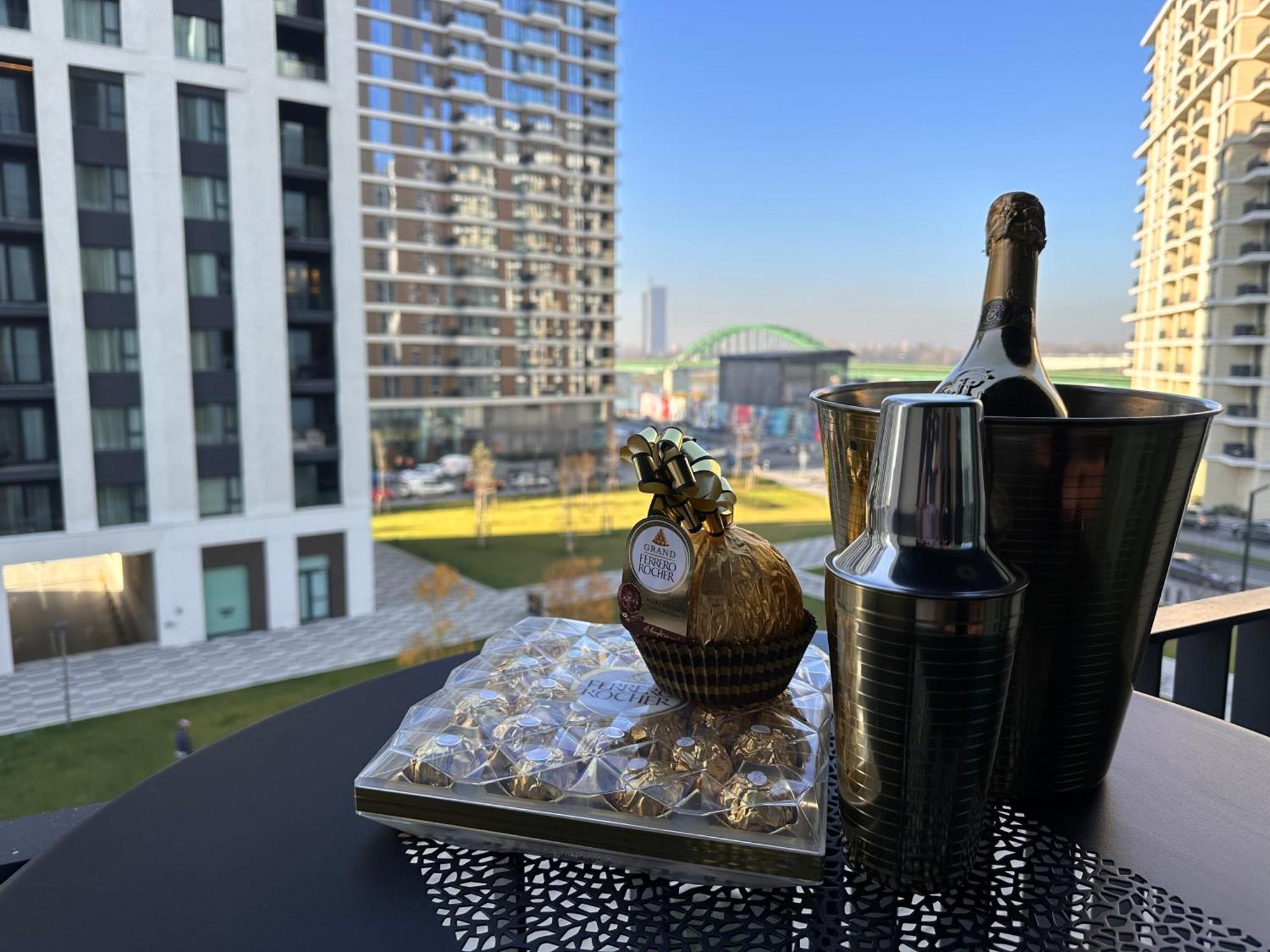 Beldorado Apartments - Belgrade Waterfront Royal Luxury Studio Ngoại thất bức ảnh